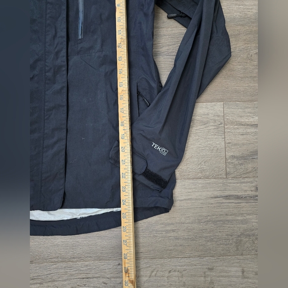 L.L.Bean Trail Model Rain Jacket Black Womens XS Outdoor Boat Coastal Nautical - Picture 10 of 10